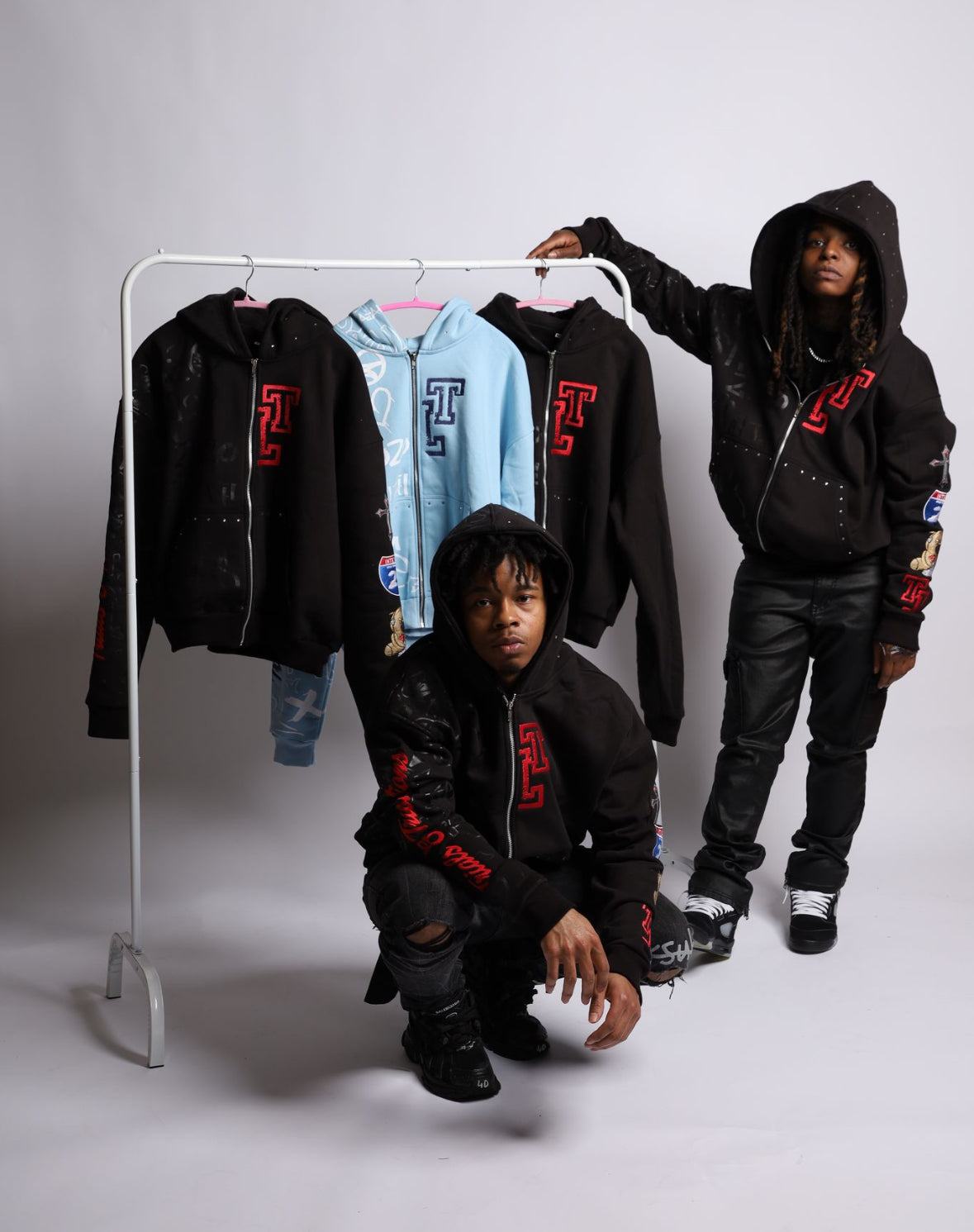 Graffiti 'Oversized' Zip Up Jacket